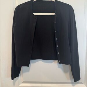 J. Crew Black Cardigan Sweater
